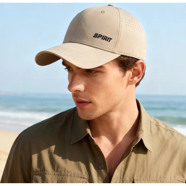 Men White Baseball Cap Spirit Brand Summer — feature 15