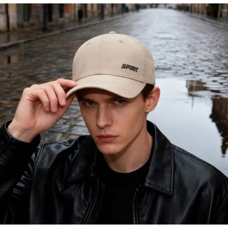 Men White Baseball Cap Spirit Brand Summer — feature 16