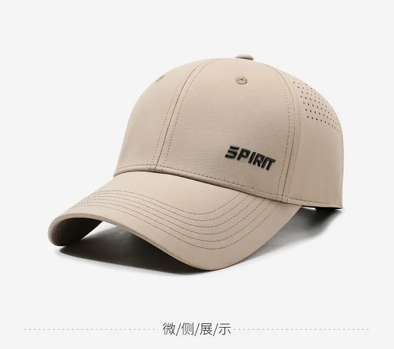 Men White Baseball Cap Spirit Brand Summer — feature 9