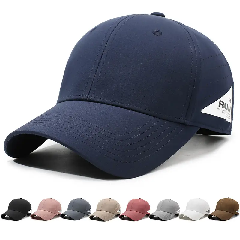 Brown Mesh Baseball Cap with Peaked Cap - Image 11