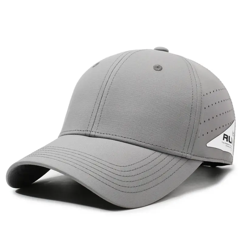Brown Mesh Baseball Cap with Peaked Cap - Image 3