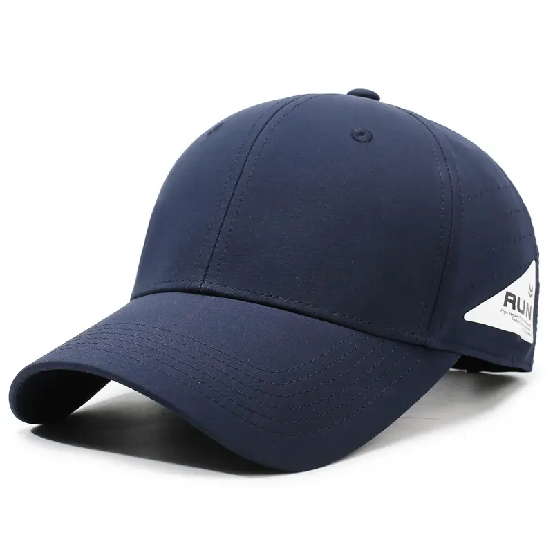 Brown Mesh Baseball Cap with Peaked Cap - Image 4