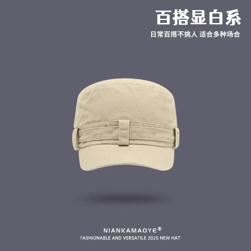 2025 Women Retro Distressed Baseball Cap Dark Gray - Image 6