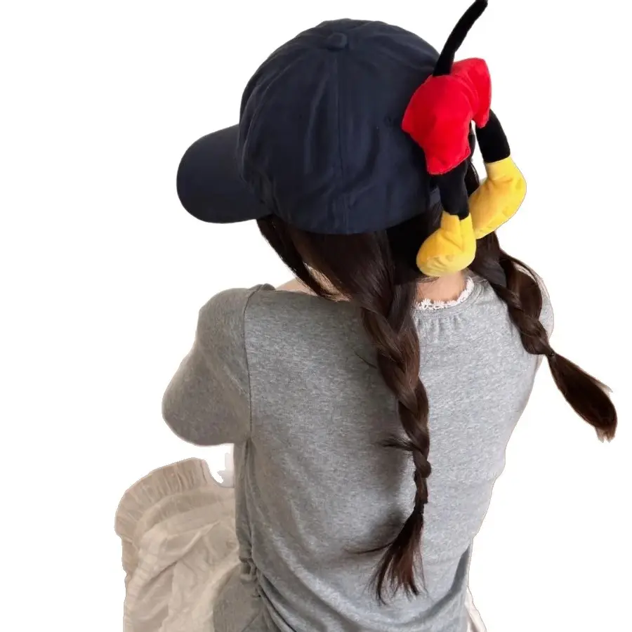 Mickey Bow Cap for Women Sunshade Spring Autumn - Image 8