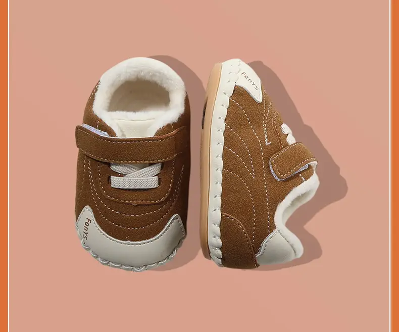 Winter Baby Shoes for Women Soft Fleece Lined Toddler Shoes — feature 25