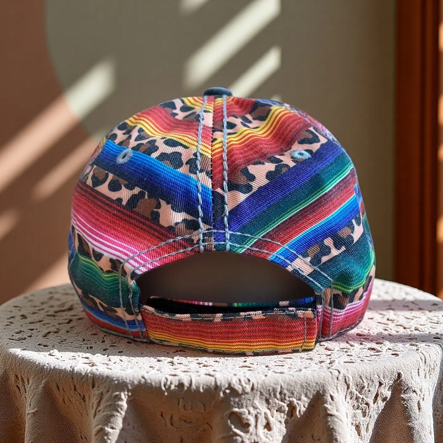 Cross-Border Denim Distressed Washed Personalized Printed Baseball Cap Autumn Winter Amazon Dad Hat Wholesale Soft Top Peaked Cap — feature 11