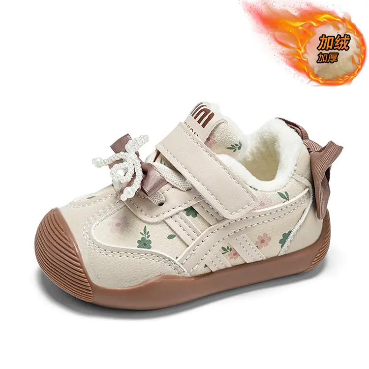 Winter Bow Baby Shoes for Girls 0-3Yr Warm Cotton — feature 20