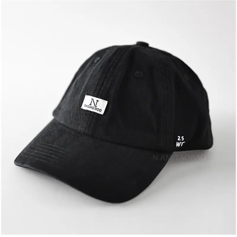 Pink Patch N Logo Baseball Cap for Men Women
