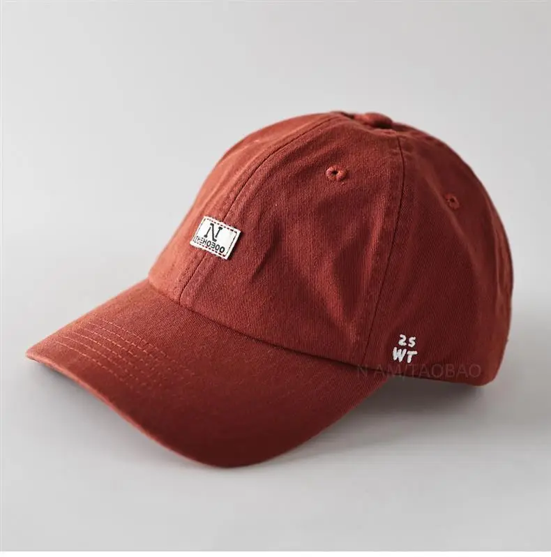 Pink Patch N Logo Baseball Cap for Men Women — feature 12