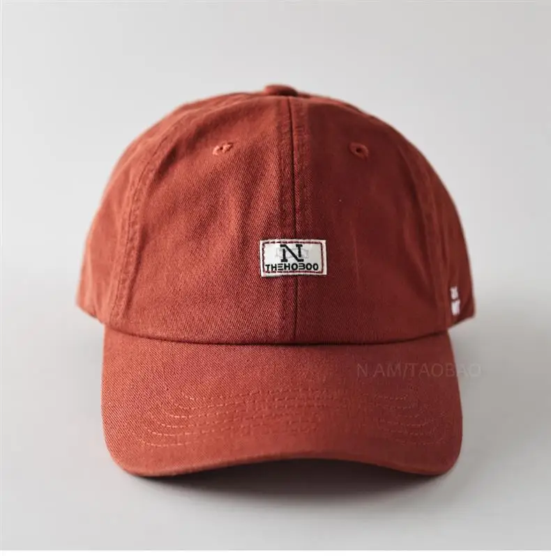 Pink Patch N Logo Baseball Cap for Men Women — feature 9