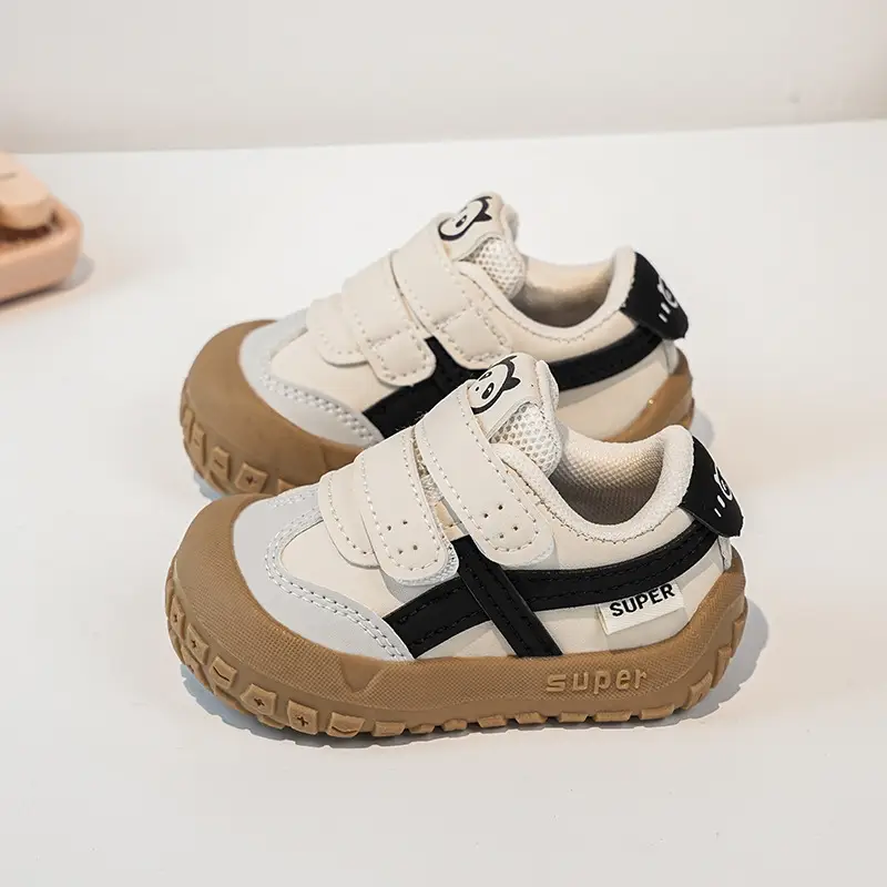 2025 New Autumn Baby Shoes for Men Women Leather Non-Slip