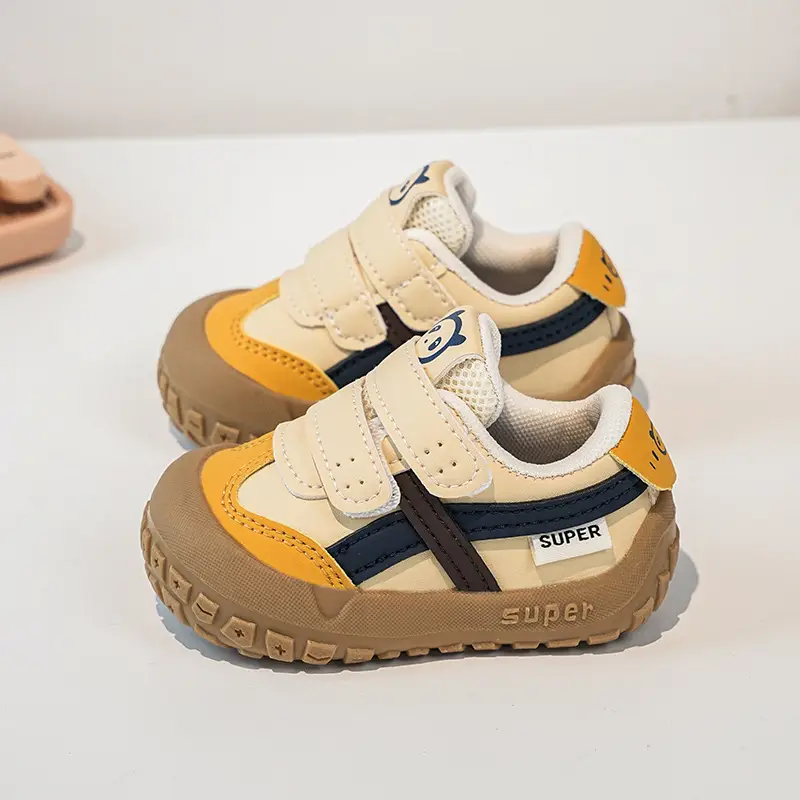 2025 New Autumn Baby Shoes for Men Women Leather Non-Slip