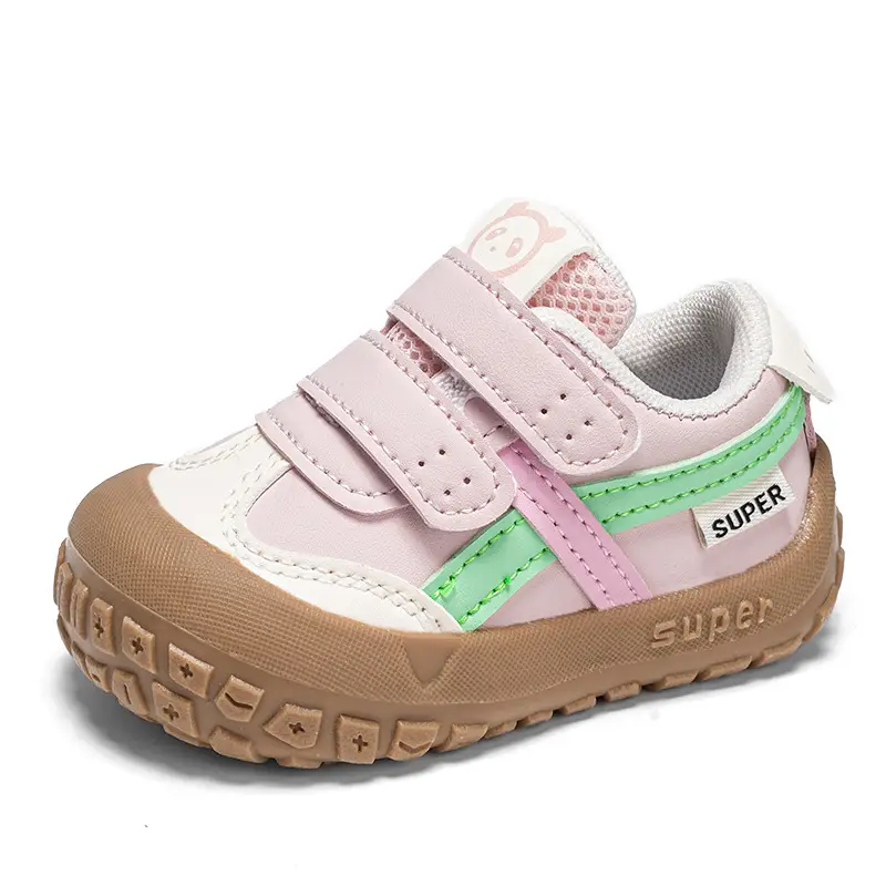 2025 New Autumn Baby Shoes for Men Women Leather Non-Slip