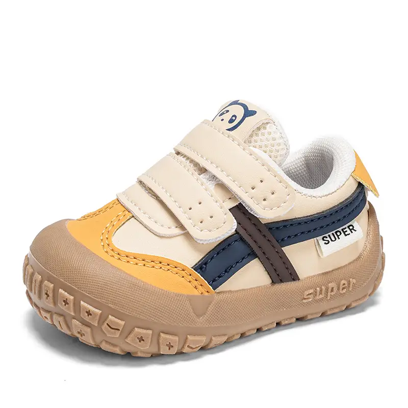 2025 New Autumn Baby Shoes for Men Women Leather Non-Slip