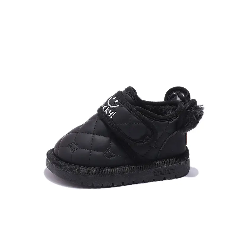 Baby Snow Boots Winter Fleece-Lined Warm Kidsren's Cotton Shoes 1 to 3 Years Old Girls Baby Shoes Men's Soft Sole Toddler Shoes