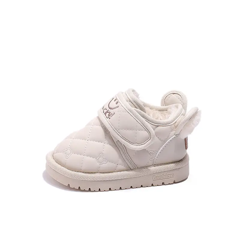 Baby Snow Boots Winter Fleece-Lined Warm Kidsren's Cotton Shoes 1 to 3 Years Old Girls Baby Shoes Men's Soft Sole Toddler Shoes - Image 2