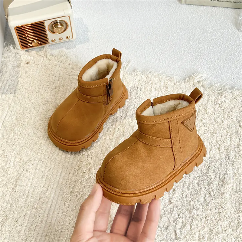 Black Wool-Insulated Toddler Boots for Winter — feature 18