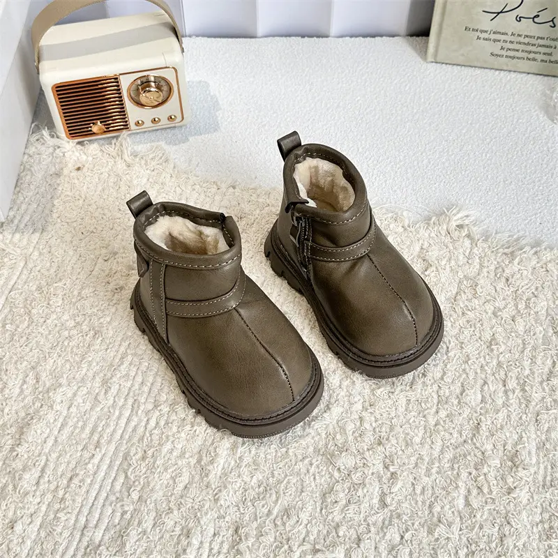 Black Wool-Insulated Toddler Boots for Winter — feature 26