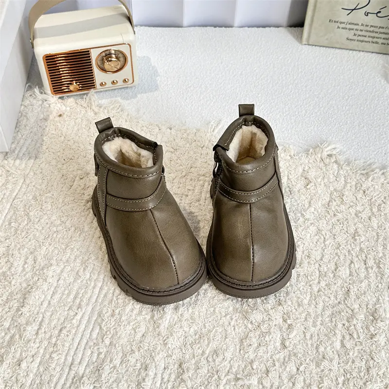 Black Wool-Insulated Toddler Boots for Winter — feature 27