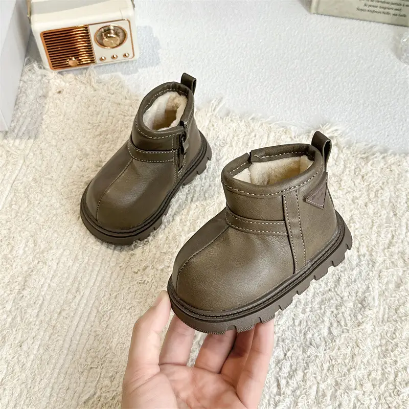 Black Wool-Insulated Toddler Boots for Winter — feature 28