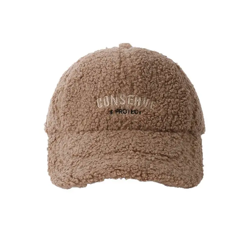 Lamb Wool Women's Warm Winter Cap - Image 6