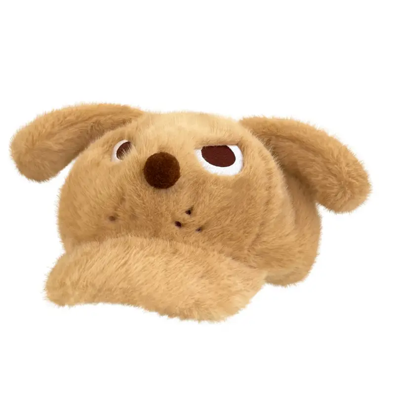 Angry Puppy Stuffed Ears Warm Fur Dog Toy - Image 6
