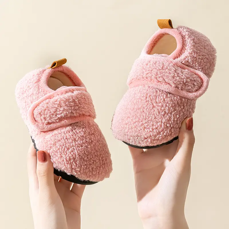 Jingqi Baby Shoes 2025 Warm Soft Bottom Plus Size