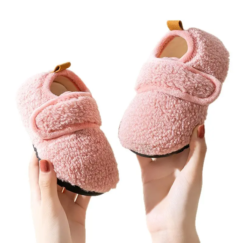 Jingqi Baby Shoes 2025 Warm Soft Bottom Plus Size