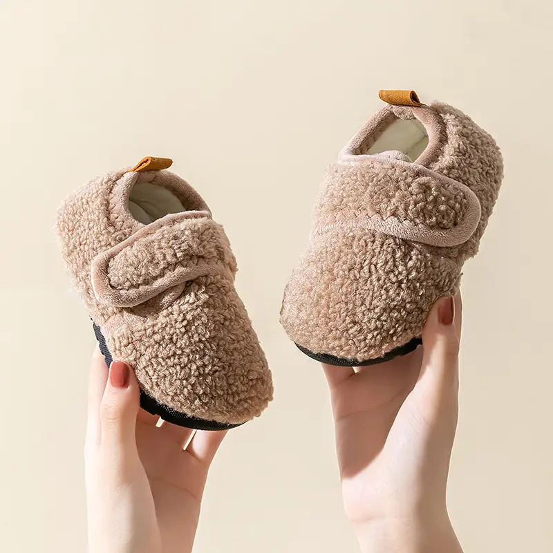 Jingqi Baby Shoes 2025 Warm Soft Bottom Plus Size
