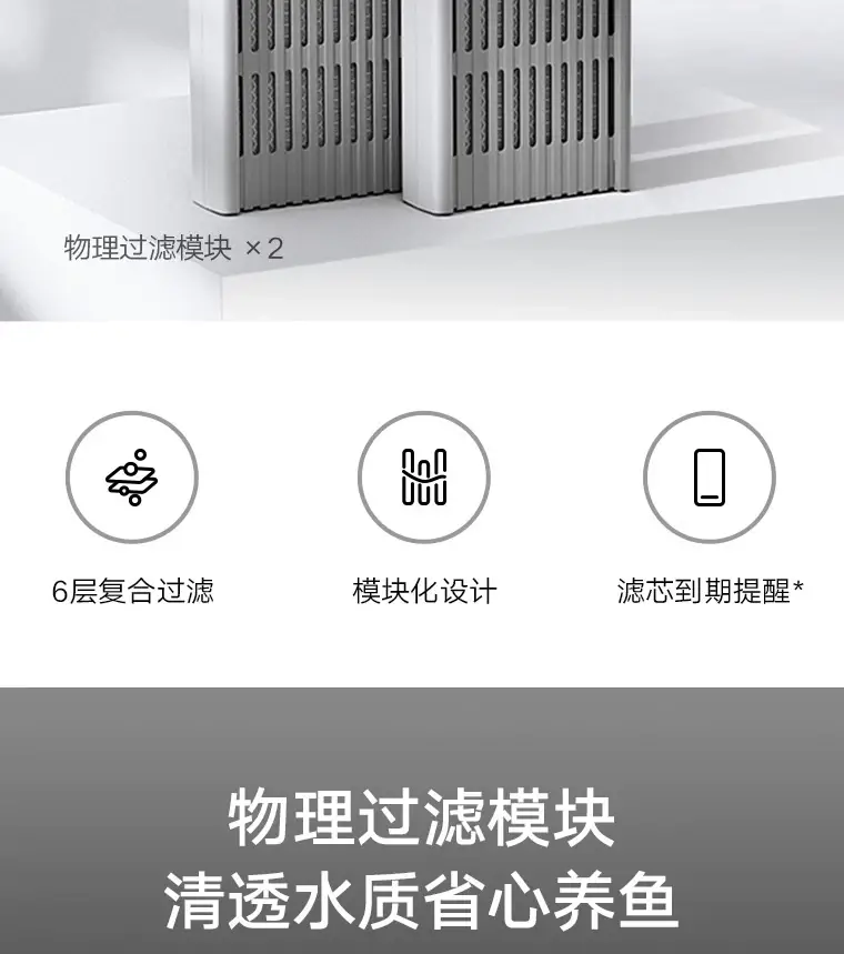 Compatible with Mijia Smart Fish Tank Filter Materials, Physical and Biochemical Heating Chamber, Filter Module, Filter Cotton, Upgrade and Modification Accessories — feature 18