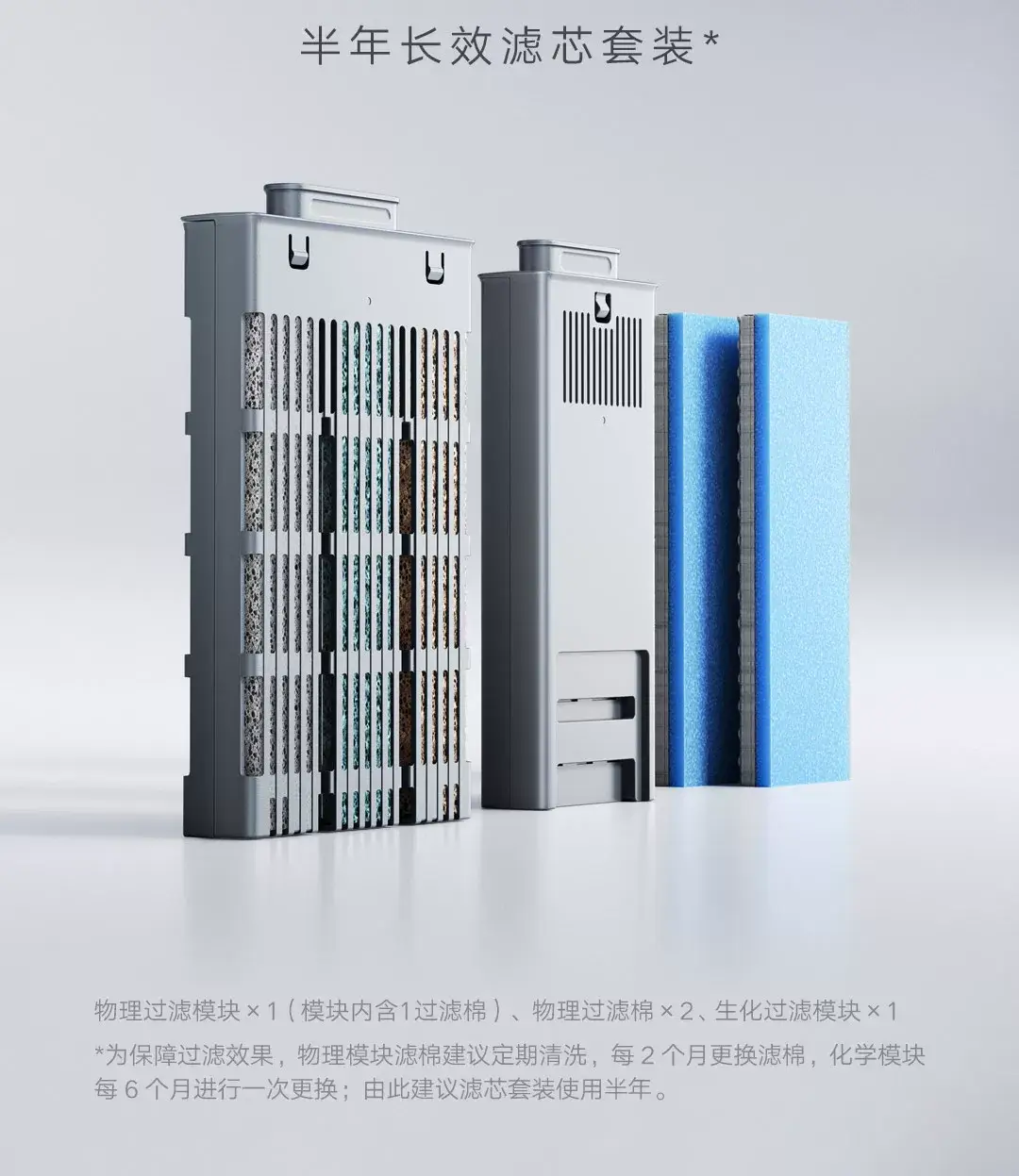 Compatible with Mijia Smart Fish Tank Filter Materials, Physical and Biochemical Heating Chamber, Filter Module, Filter Cotton, Upgrade and Modification Accessories — feature 26