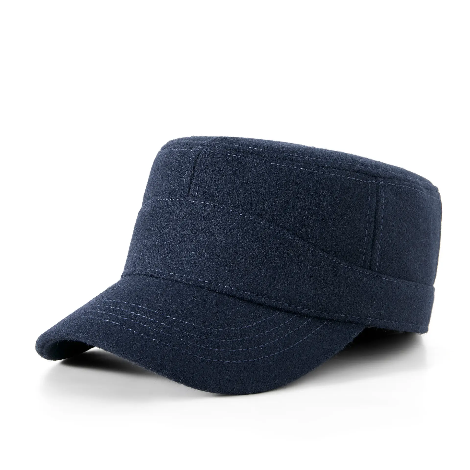 Winter Wool Hat with Fleece Lining for Men - Image 2