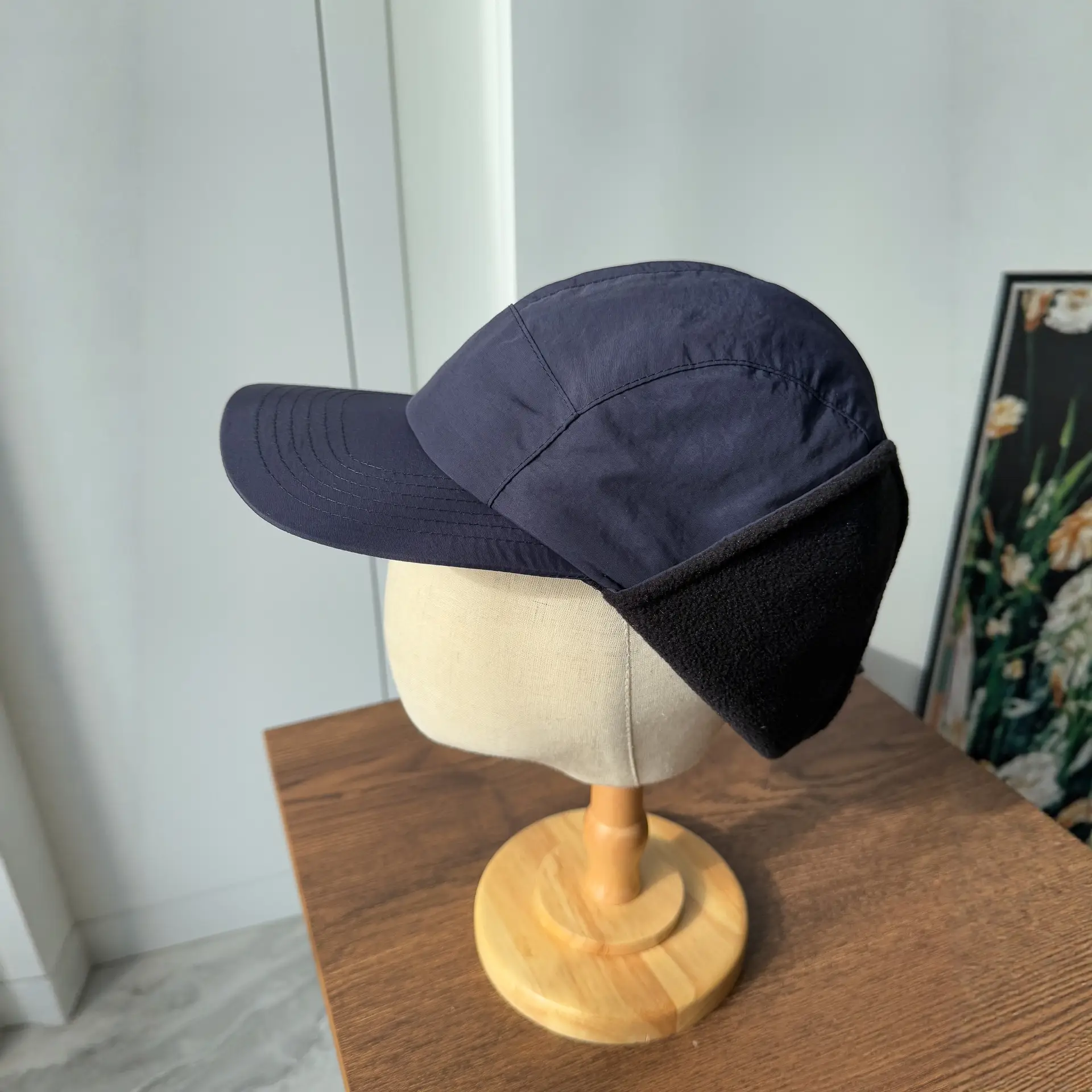 Quilted Winter Baseball Cap for Men Women - Image 4