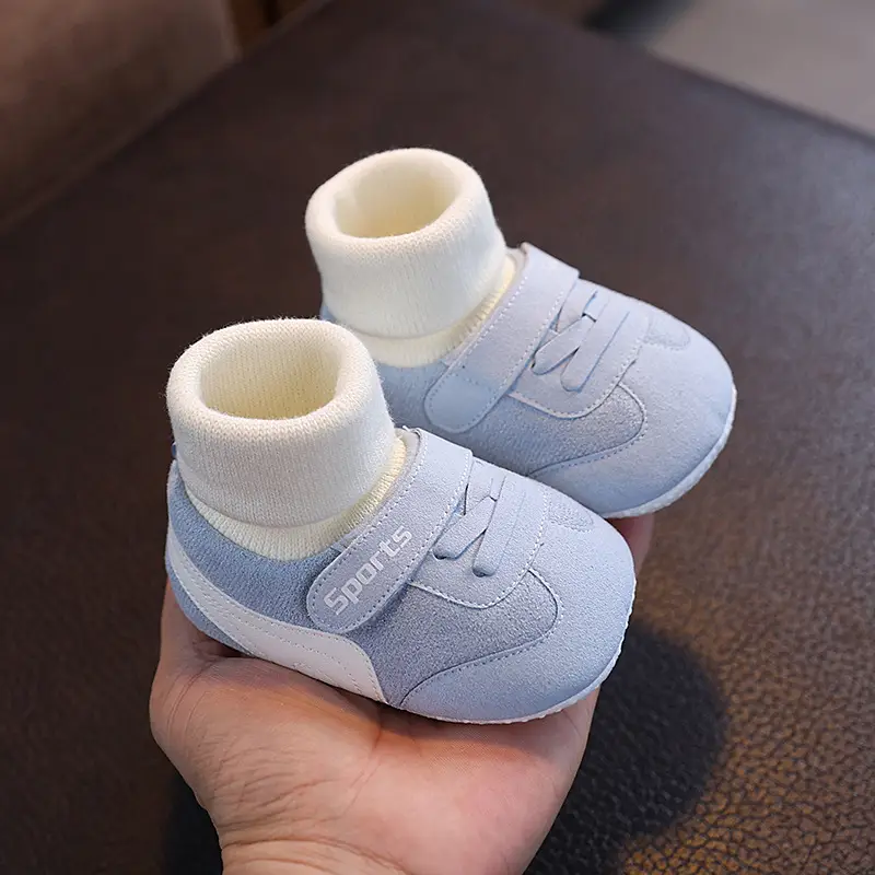 Fleece-Lined Warm Baby Shoes for 0-1 Year Old