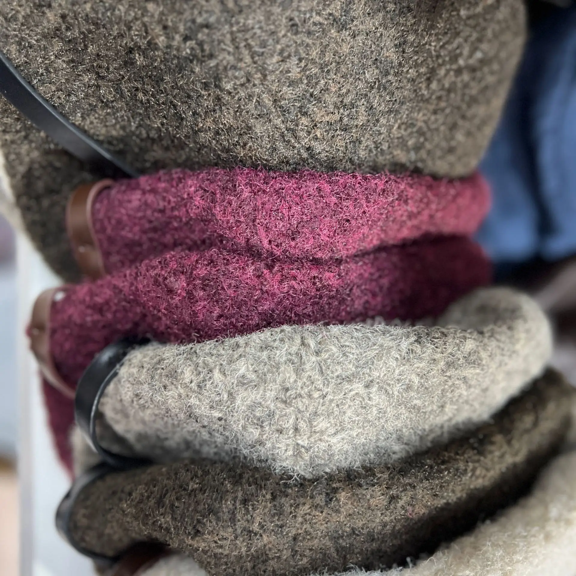 Lamb Wool Baseball Cap for Women Warm Winter Cap — feature 7
