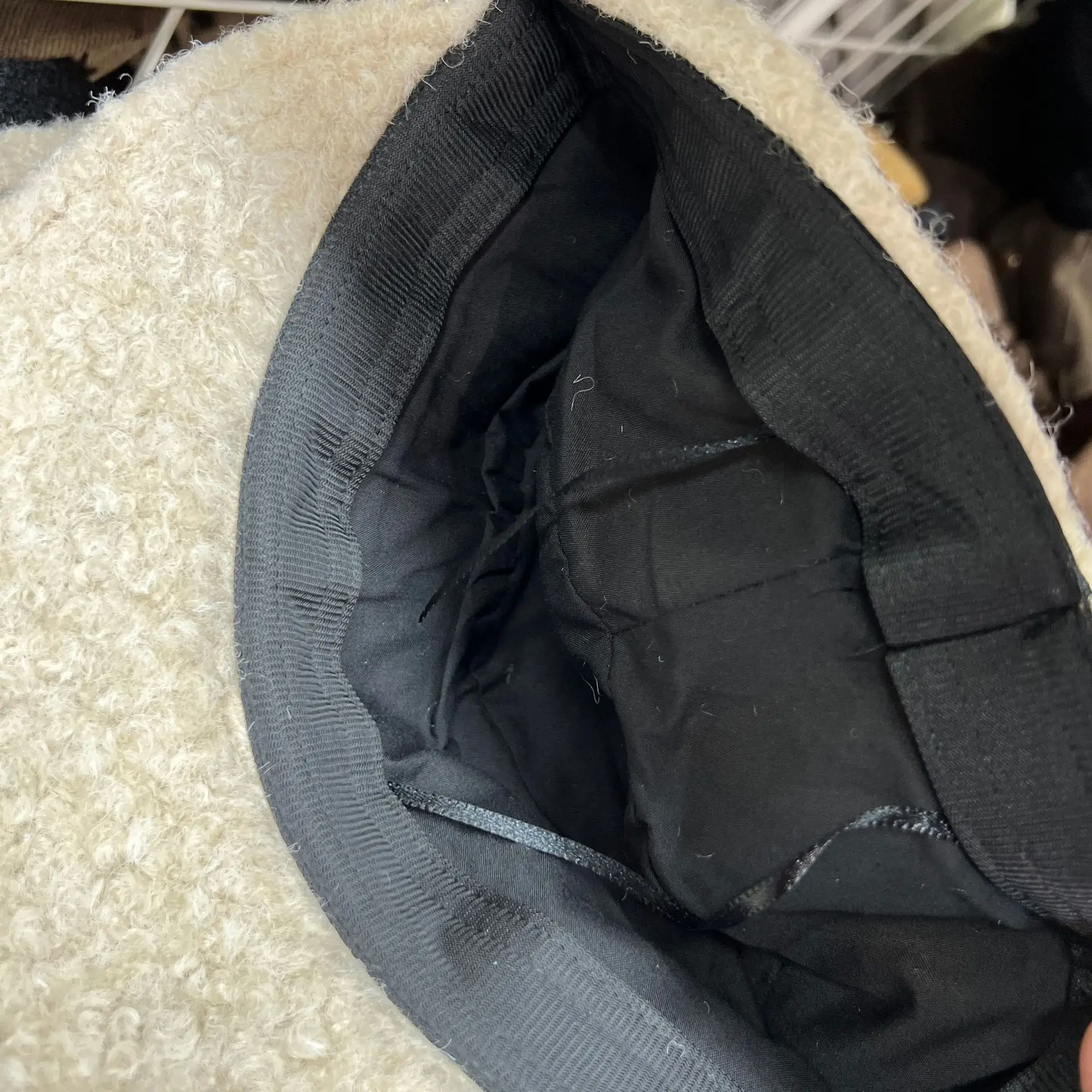 Lamb Wool Baseball Cap for Women Warm Winter Cap — feature 9