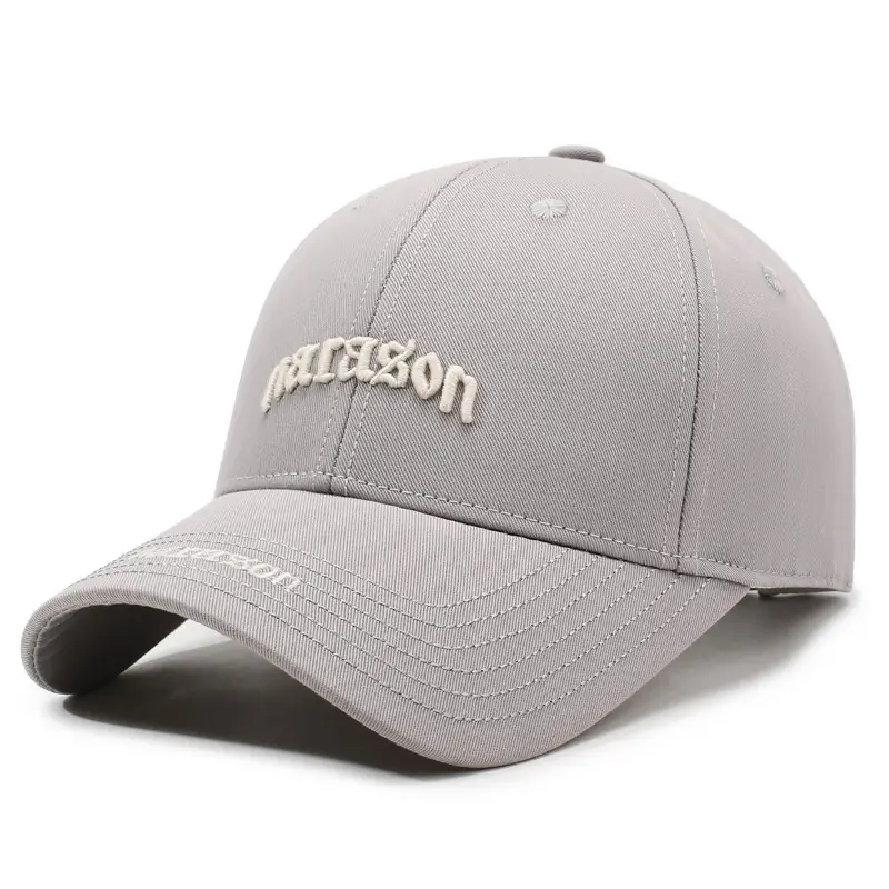Women Maroon Letter Embroidered Baseball Cap - Image 2