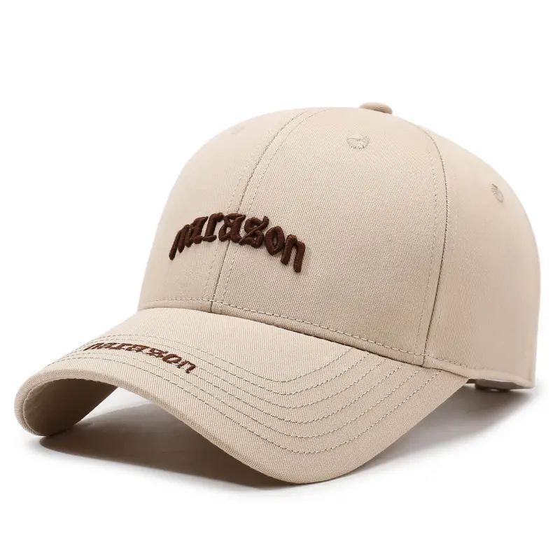 Women Maroon Letter Embroidered Baseball Cap - Image 6