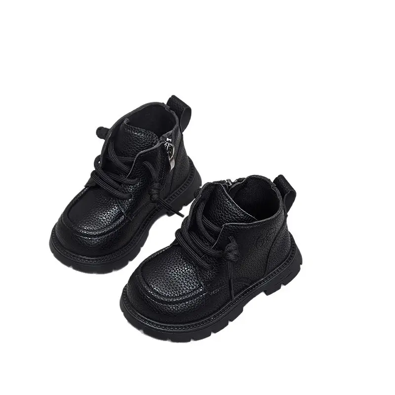 Baby Boots Autumn Winter Kids Soft Sole Leather