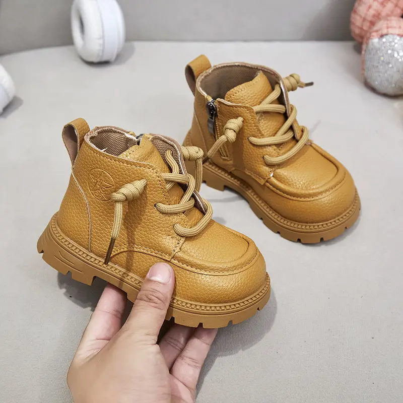 Baby Boots Autumn Winter Kids Soft Sole Leather — feature 2
