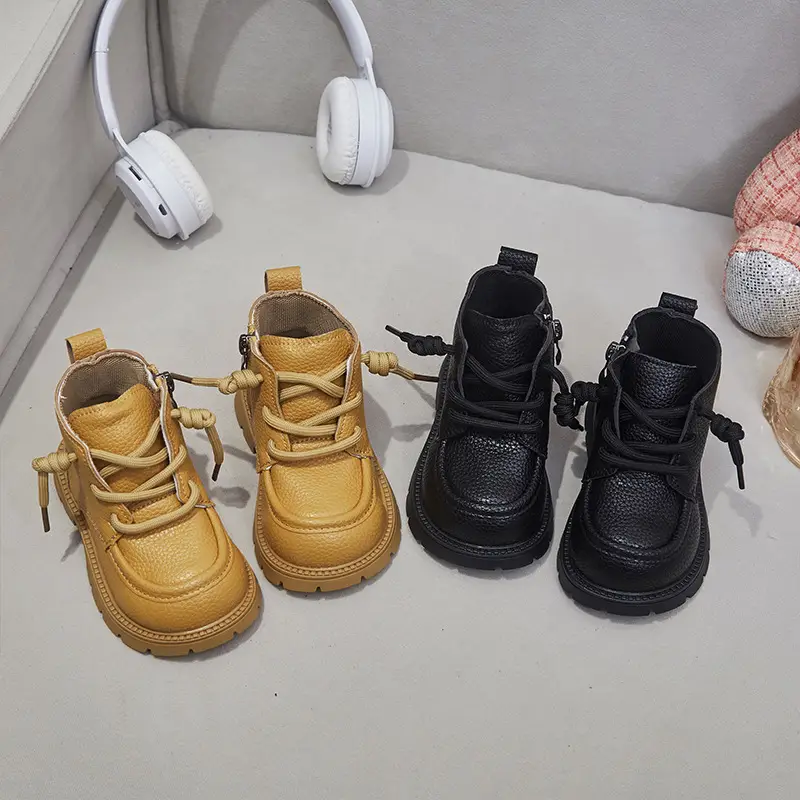 Baby Boots Autumn Winter Kids Soft Sole Leather — feature 3