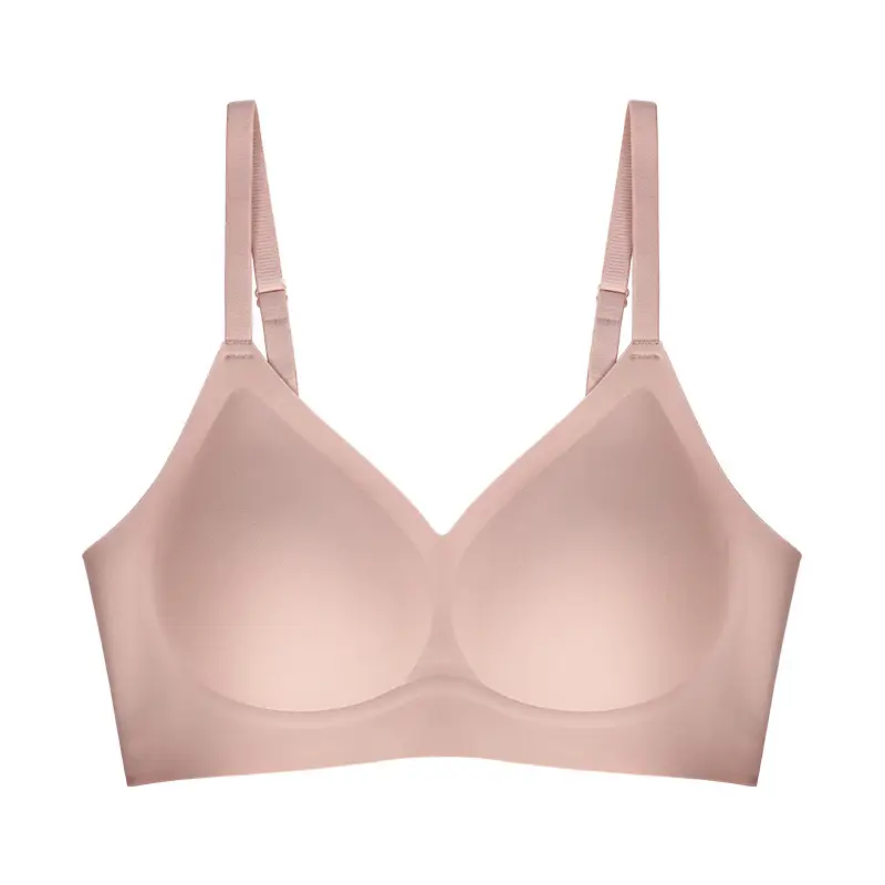 White T-Shirt Bra for Women, Push-Up, Soft Support, Breathable, Anti-Sagging, Minimizes Large Bust, Full Cup, Soft and Comfortable