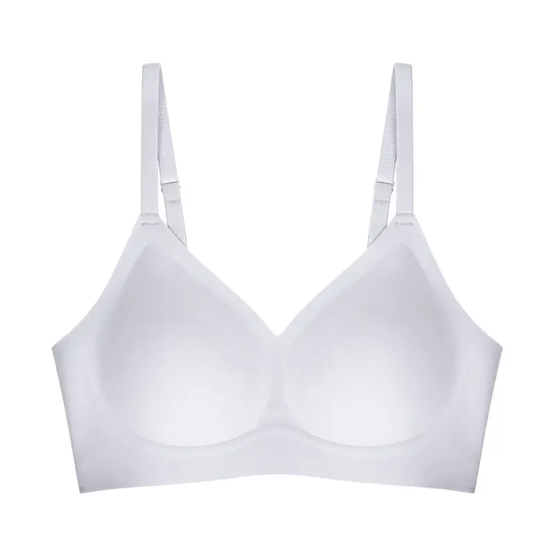 White T-Shirt Bra for Women, Push-Up, Soft Support, Breathable, Anti-Sagging, Minimizes Large Bust, Full Cup, Soft and Comfortable