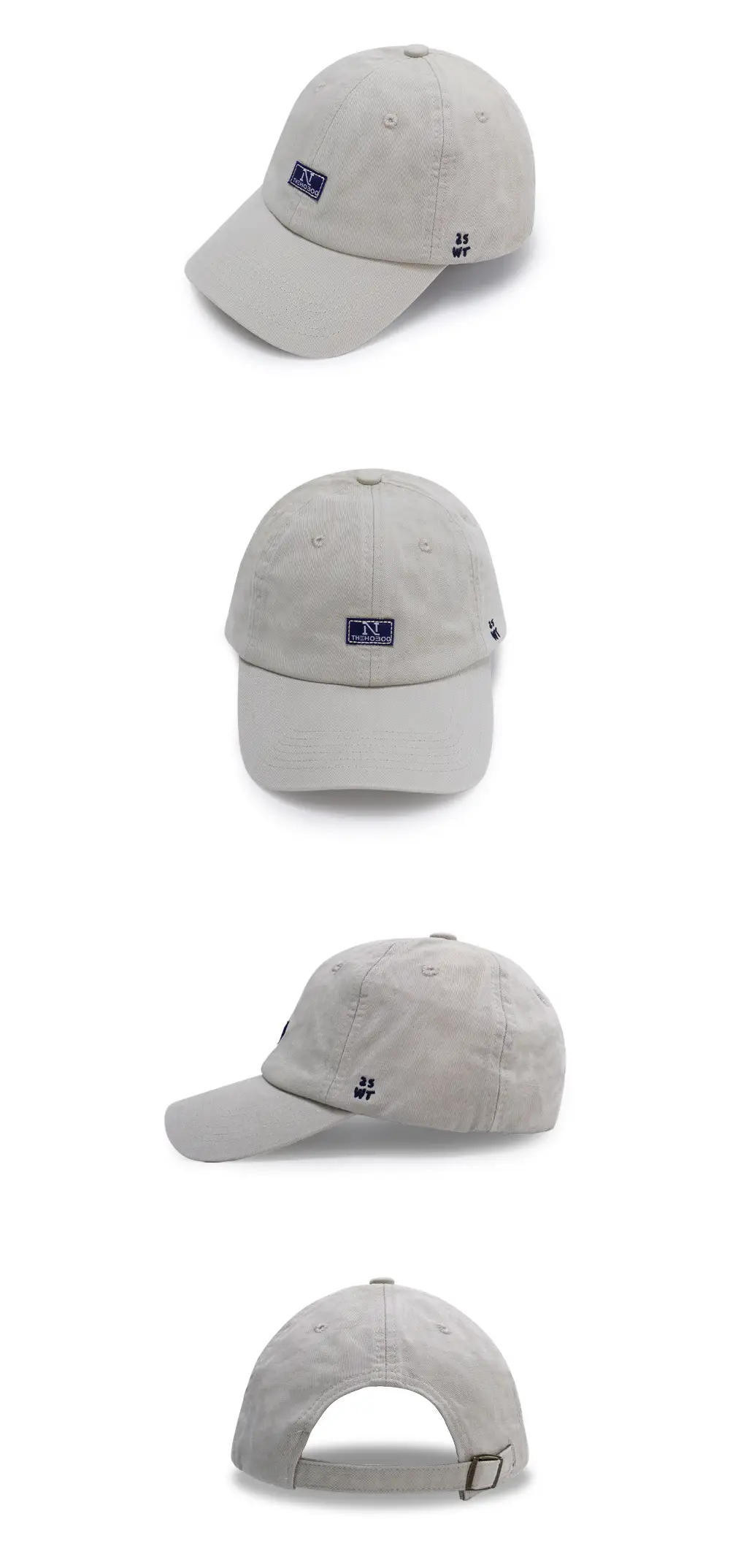 Women's Korean Style Washed Cap 55-58cm — feature 7