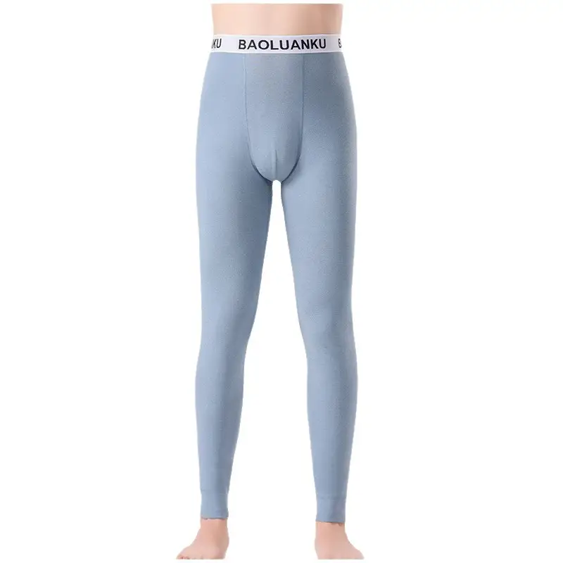 Extended Version of Autumn Pants for Tall Men, Base Layer Leggings, Winter Wool and Silk Thermal Pants for Teenagers and Older Boys