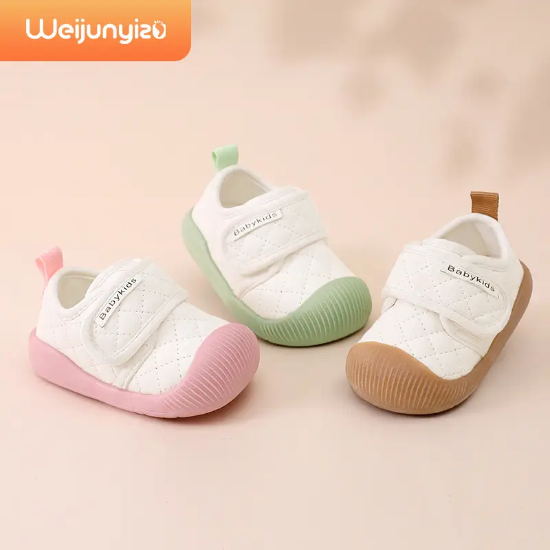 Baby Girl's Green Velvet Slip-On Shoes Spring 2025