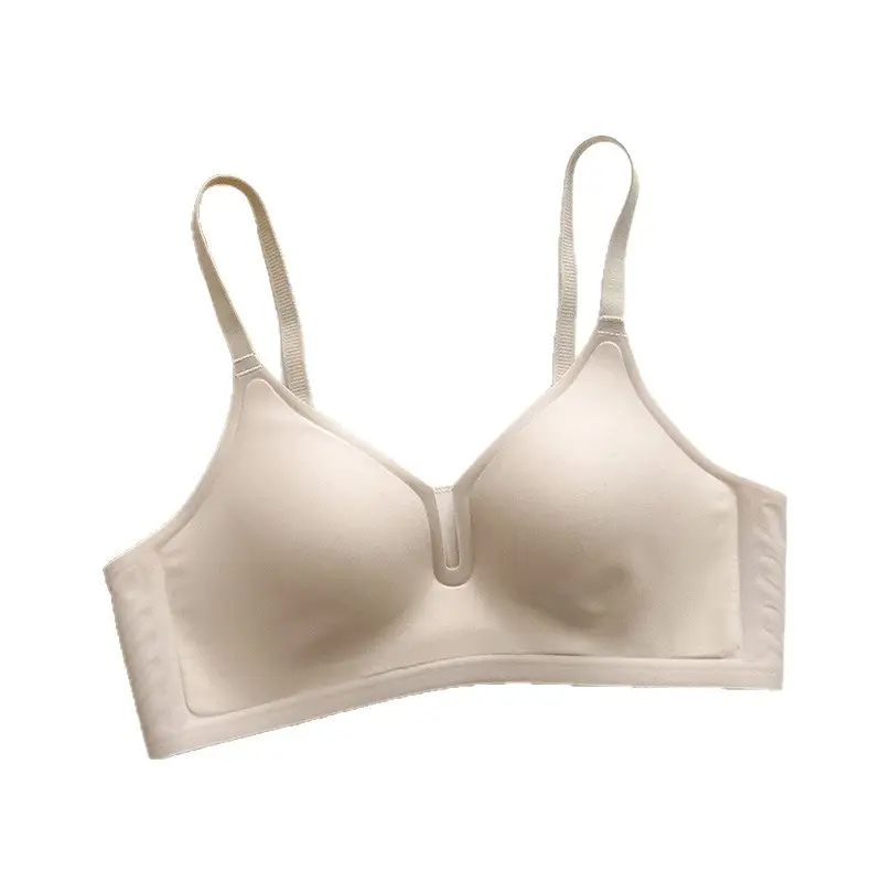 Thin Bra for Small Breasts, Seamless Nude Bra, No Rims, Invisible Adjustable Push-Up Bra for Women - Image 10