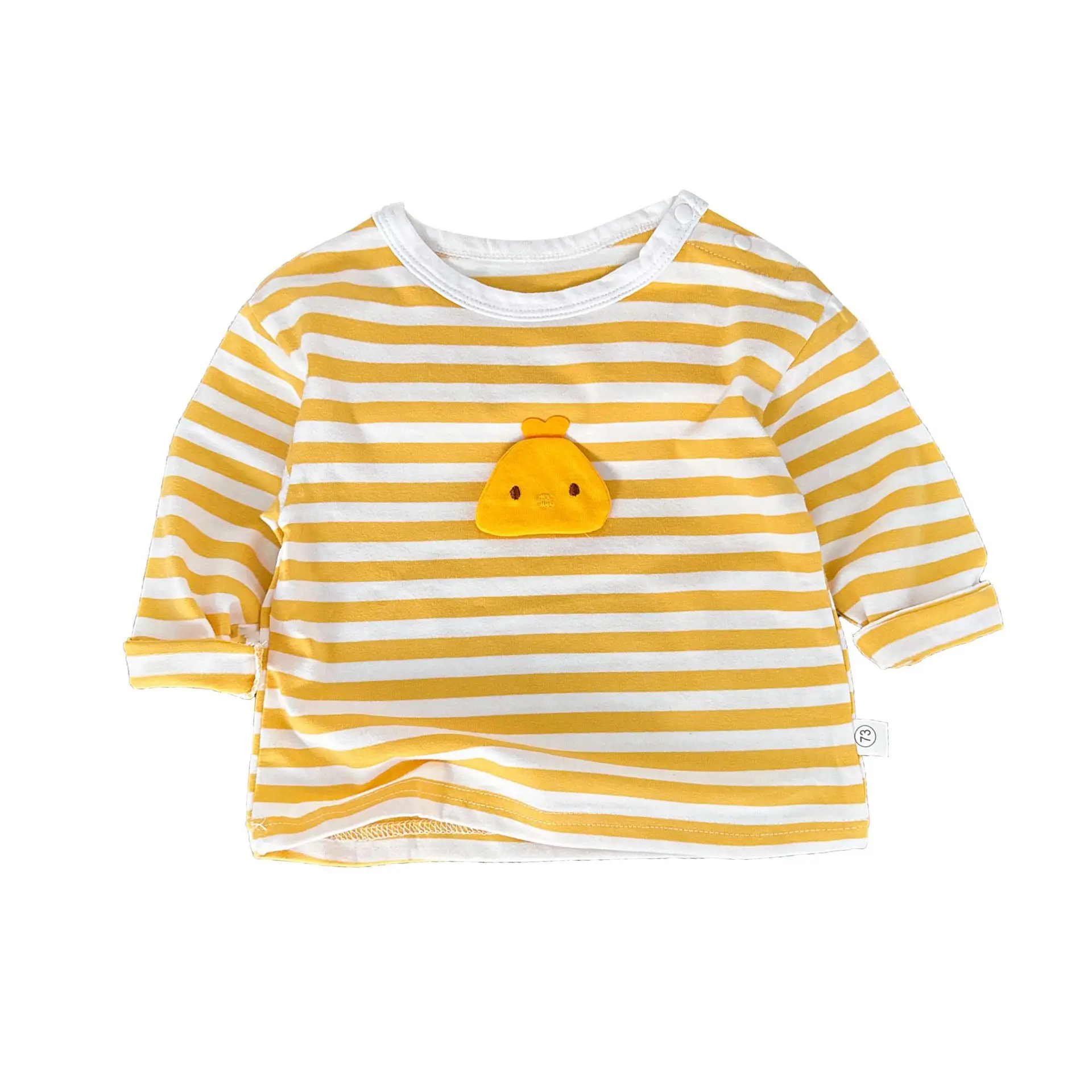 Autumn Striped Cartoon Baby T-Shirt for Boys - Image 10