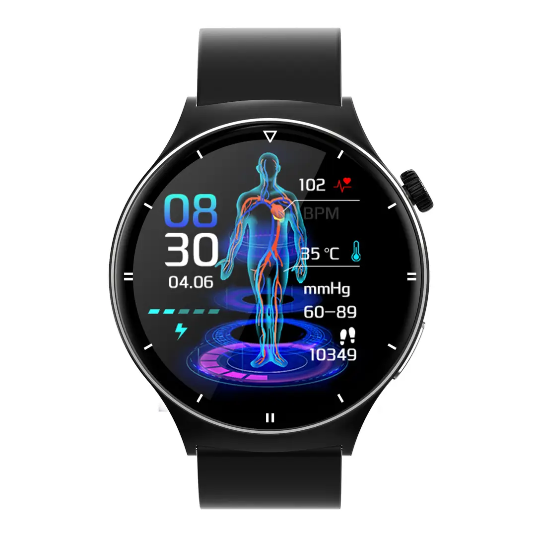 Cross-Border Health Non-Invasive Blood Glucose Measurement Watch Blood Pressure Uric Acid Blood Lipids Nfc Offline Payment Huaqiangbei Smart Watch
