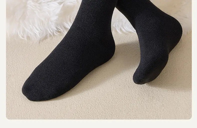 Winter Extra Thick Terry Socks for Men, Super Thick Fleece-Lined Mid-Calf Socks, Autumn and Winter Cold-Resistant Warm Terry Socks from Zhuji Factory — feature 22
